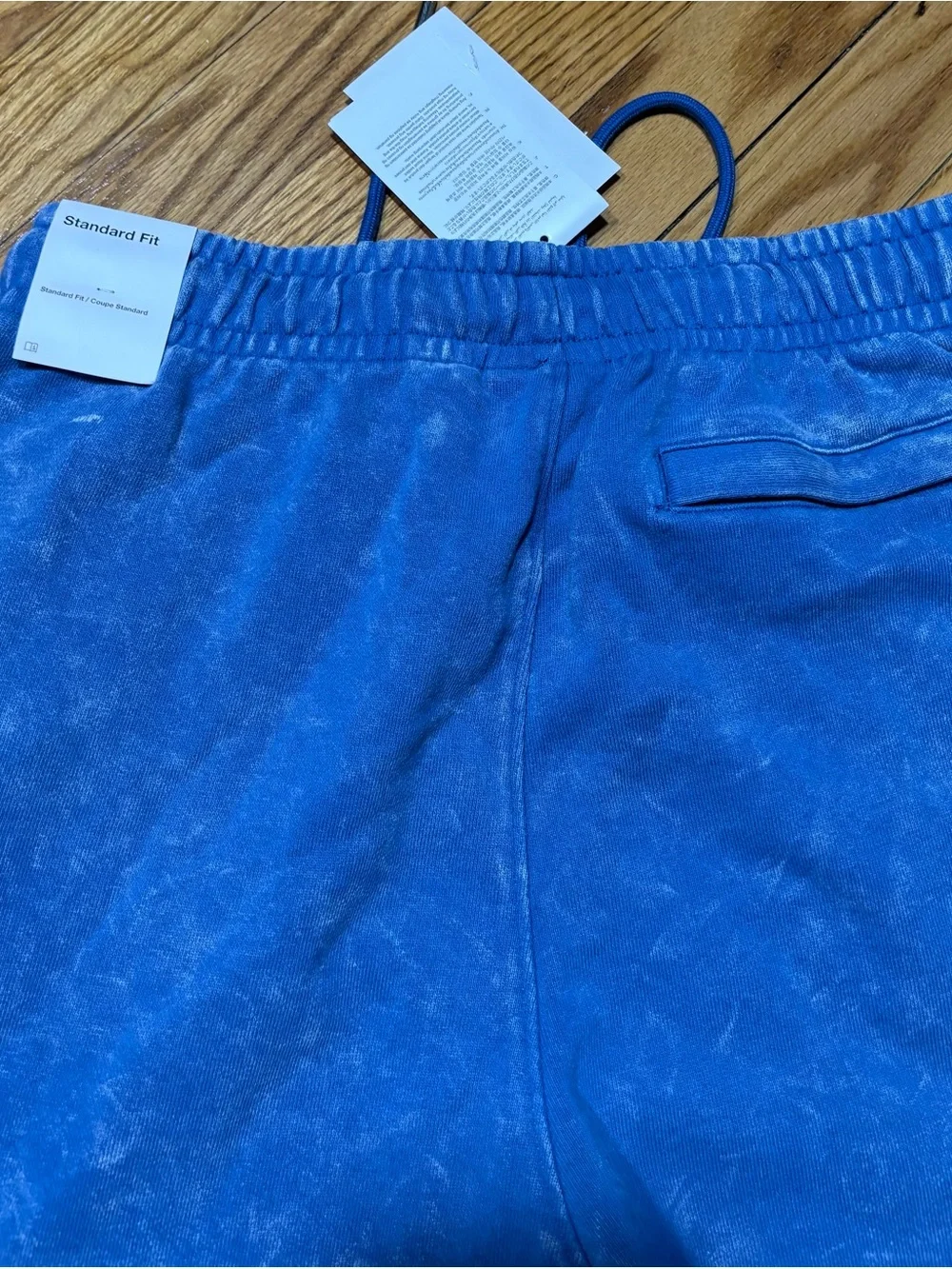 Nike Jordan Flight Fleece Jogger Sweatpants Blue Acid Wash Men's sz small new